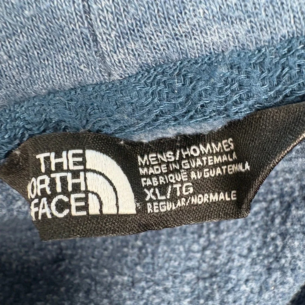 The North Face Mens XL Blue Heather California Bear Graphic Pullover Hoodie